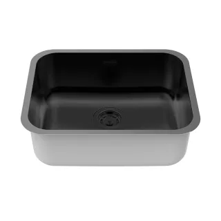 Кухонная мойка PAULMARK VELLO 53 UNI VE53-MBN черный матовый